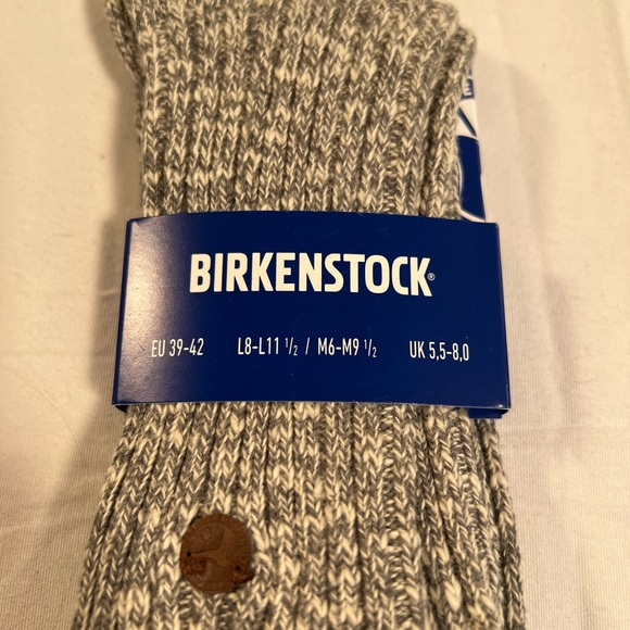 Birkenstock Socks Unisex Gray NWT - Picture 2 of 4
